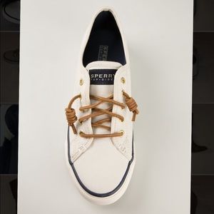 Sperry Seacoast White Boat Shoe - 6